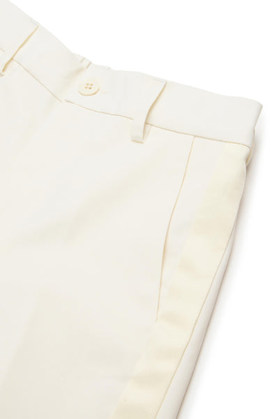 Bermuda panna con logo per bambina MM6 Maison Margiela M60968 M6103 