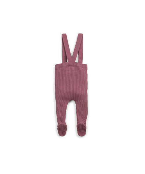 Leggings malva con bretelle per neonati Play up 0AR11650 P5027 