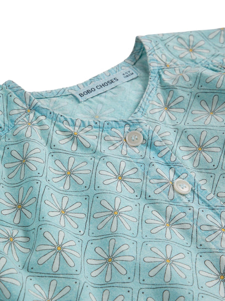 Camicia con stampa mosaico all over per neonata e bambina Bobo Choses B126AC032 UNI 