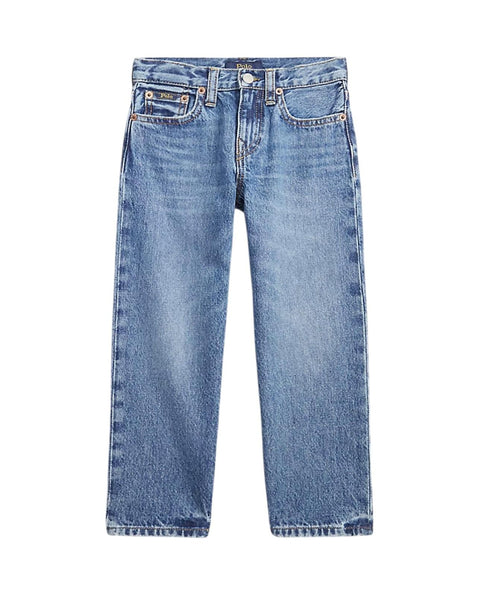 Jeans in denim blu per neonato e bambino Ralph Lauren Kids 322917223001 PIERSON INDIGO 