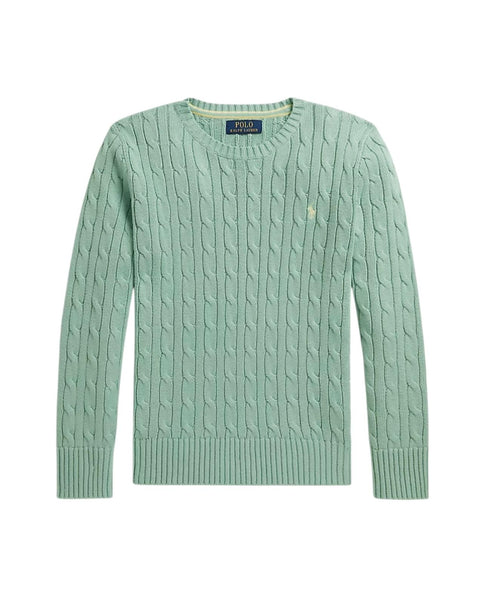 Maglia verde acqua con logo per bambino Ralph Lauren Kids 323702674505 CELADON 