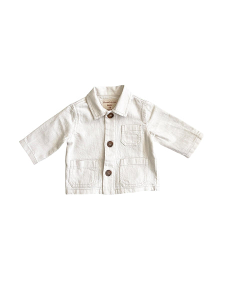 Giacca in denim panna per neonato Zhoe & Tobiah TON3 45 