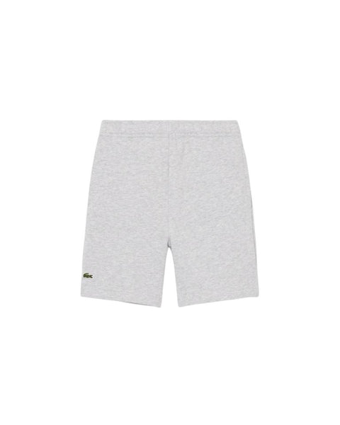 Bermuda in felpa grigio con logo per bambino Lacoste 947447 GH0 