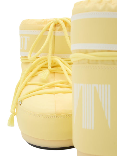 Stivale icon low in nylon giallo per bambini Moon Boot 80D1409340 B021 