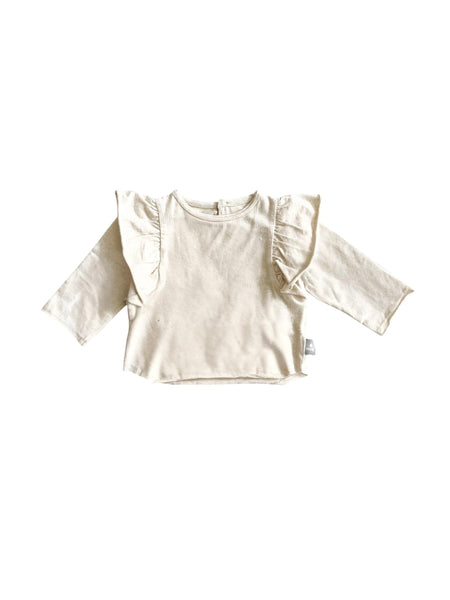 T-shirt beige per neonata Snug 933BB6S034G35 0067 