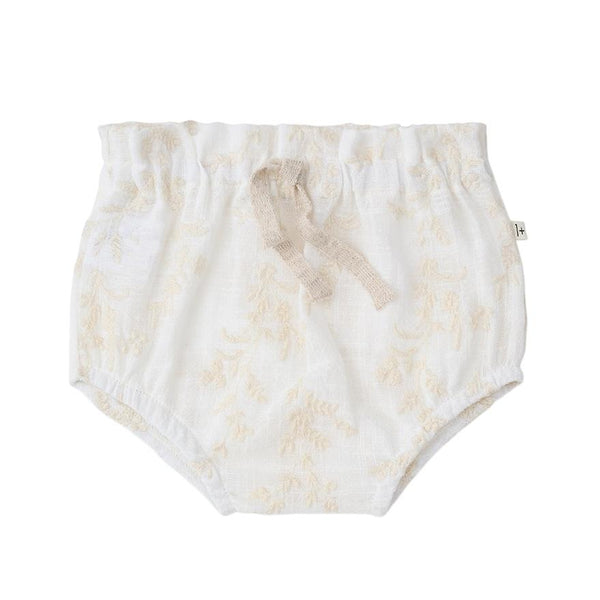 Culotte panna con ricami per neonata 1+ more in the family ULLA ECRU 
