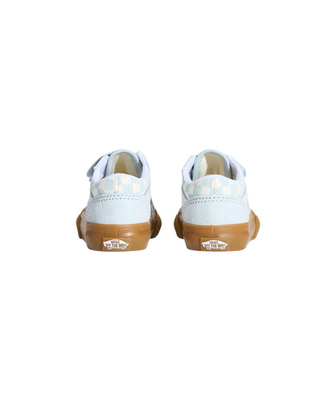 Sneakers Old Skool azzurra per neonati e bambini Vans VN000CTGFOA1 GUM CHECK 