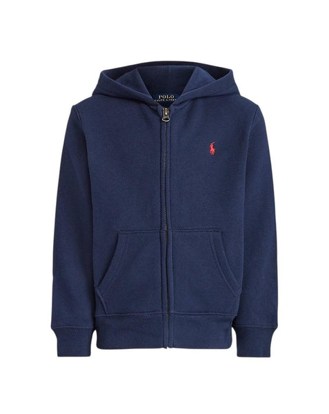Felpa blu con cappuccio per neonato e bambino Ralph Lauren Kids 322547626001 NAVY 