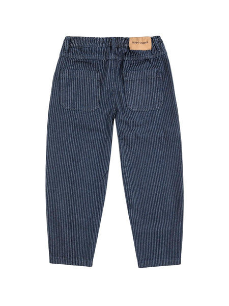 Pantalone blu gessato per neonato e bambino Bobo Choses B225AC079 UNI 