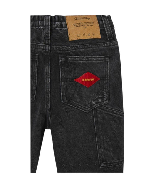 Jeans in denim nero per bambino American Vintage KYOP11A BLACK 