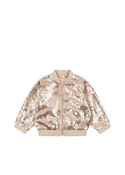 Giubbino oro con paillettes per neonata e bambina Konges slojd KS103991 BRAZILLIAN SAND 