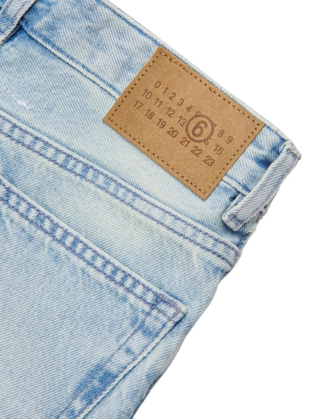 Gonna in denim per bambina MM6 Maison Margiela M60975 M601 
