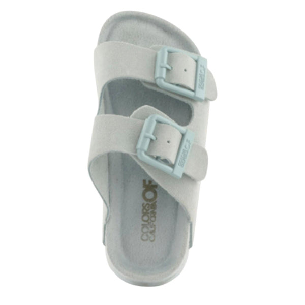 Ciabatta paradiso in pelle scamosciata per bambini Colors of California HC.3208N PAR 