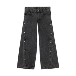 Jeans in denim nero per bambina Stella McCartney kids TX6D40-Z0746 961 