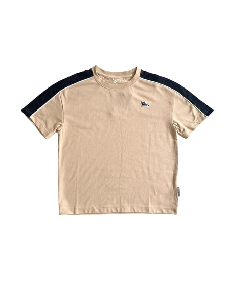 T-shirt beige con dettagli neri per bambino Converse 9CJ208 JC5 