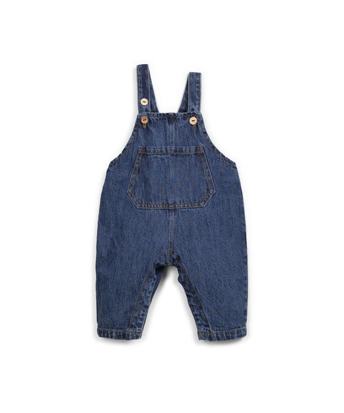 Salopette in denim blu per neonati Play up 1AR11503 D001 