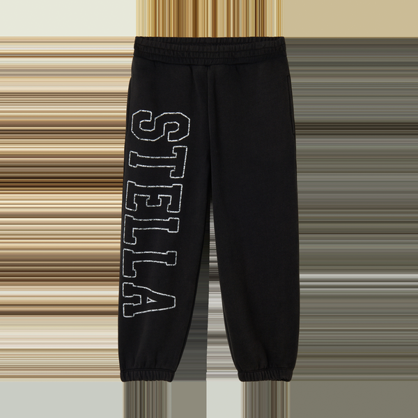 Pantalone in felpa nero con stampa per bambina Stella McCartney kids TX6C50-Z0453 961 