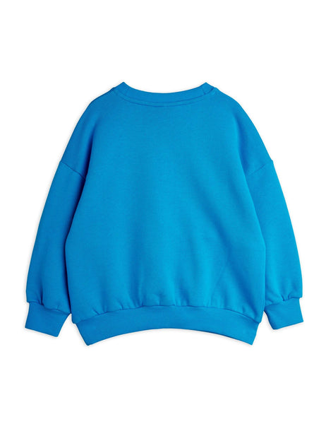 Felpa bicolore con stampe pantere per neonati e bambini Mini Rodini 1100034160 BLUE 