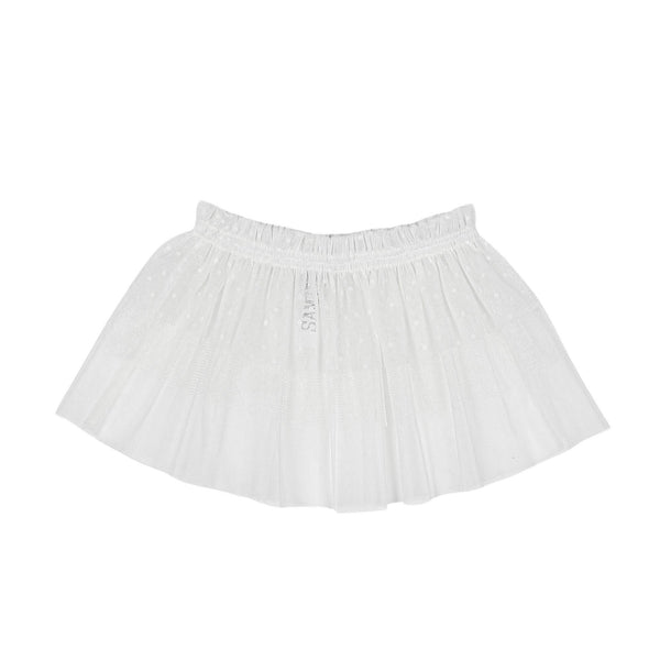 Gonna in tulle bianca per neonata e bambina Jelly Mallow JM2611107 TIERED 