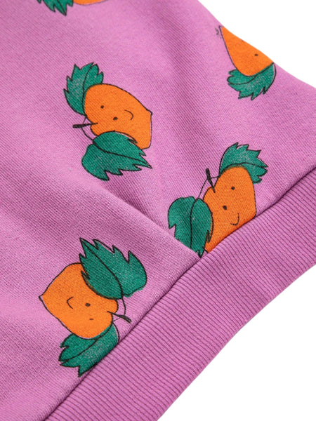 Felpa fucsia scuro con stampa all over per neonata e bambina Bobo Choses B126AC044 UNI 