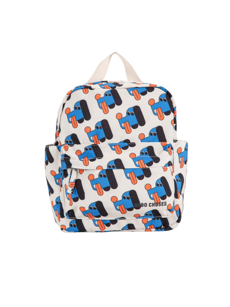 Zaino beige con stampa all over per neonato e bambino Bobo Choses B225AH024 UNI 