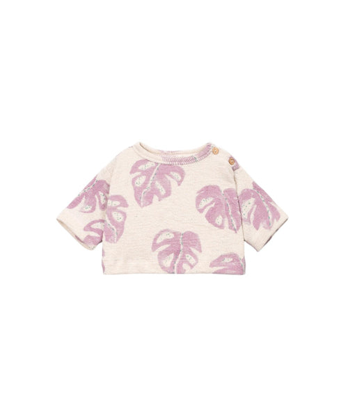 Maglia beige con stampa all over per neonata Play up 2AS11351 E798N 