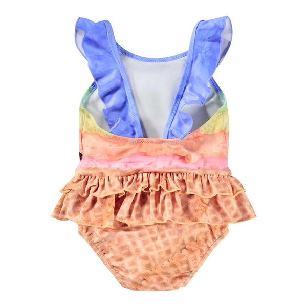 Costume intero con volant per neonata Molo NALANI 5204 