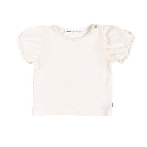 T-shirt bianca per neonata Bamboom 1123TE00012 OFFWHITE 