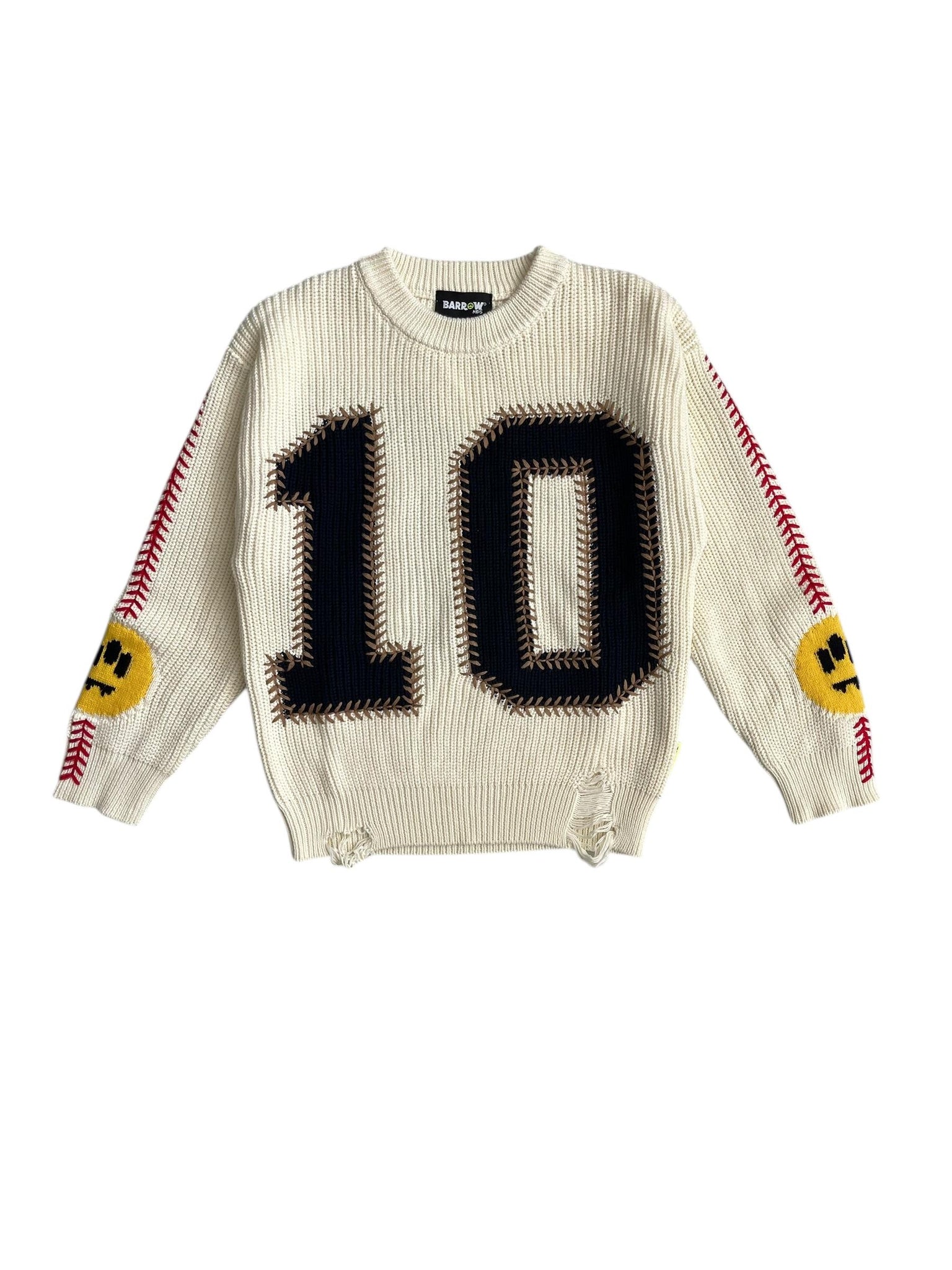 Maglione panna con dettagli per bambini Barrow F5BKJUJP064 013 