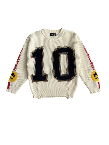 Maglione panna con dettagli per bambini Barrow F5BKJUJP064 013 