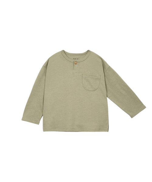 T-shirt verde per bambino Play up 3AS11001 P7214 