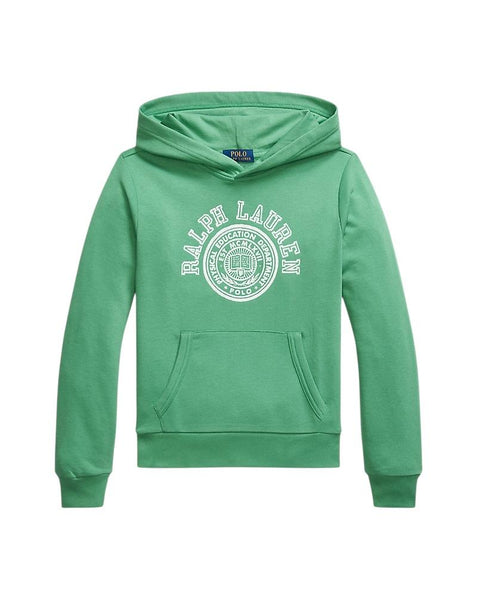 Felpa verde con cappuccio per bambino Ralph Lauren Kids 323971334001 GREEN 
