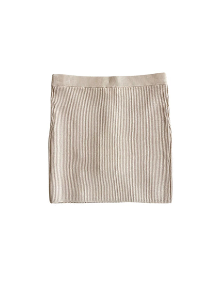 Gonna in maglia biscotto per bambina Twin set 252GJ3063 10884 