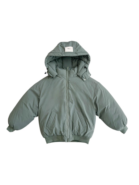 Piumino verde muschio per bambini Msgm F5MSJUPF003 MS043 