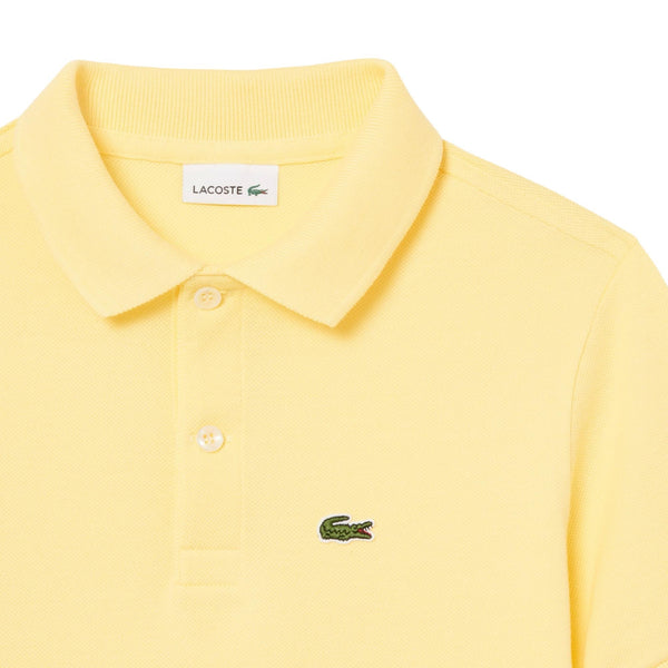 Polo gialla con logo per bambino Lacoste 947354 Y99 