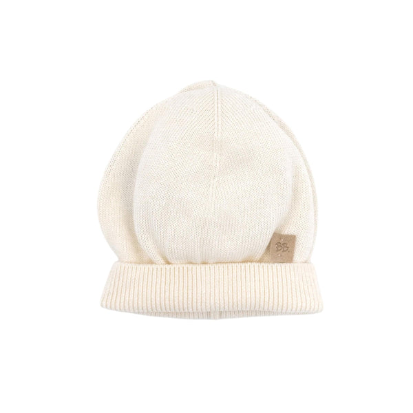 Cappellino in maglia panna per neonati Bamboom 471 BIANCO 