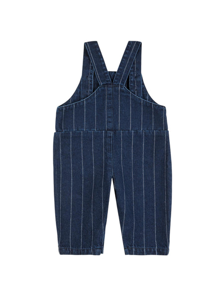 Salopette in denim blu per neonato Bobo Choses B225AB092 UNI 