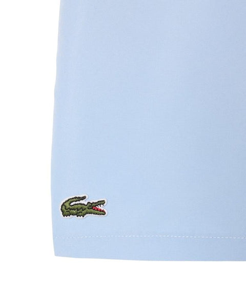 Shorts mare celeste con logo per bambino Lacoste 947462 UJD 