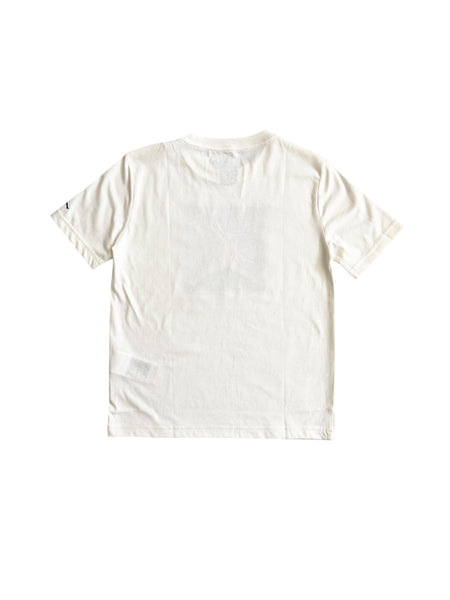 T-shirt beige con logo per bambino Jordan 95F057 W5T 