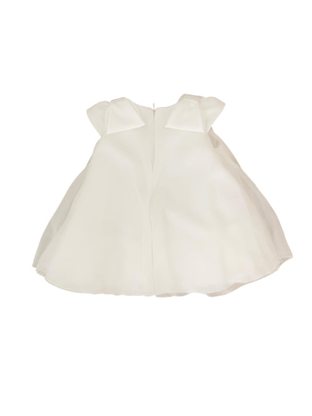 Abito latte in georgette per neonata Maperò PC05217 PANNA 