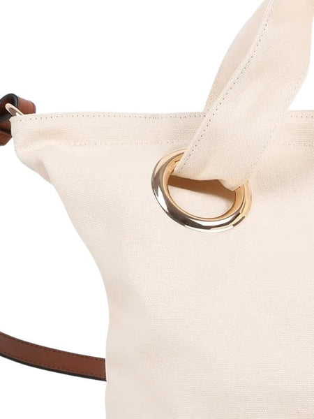 Borsa beige con logo per bambina Chloé C20872 148 