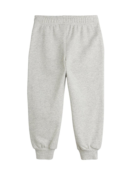 Pantalone grigio in felpa con ricamo per neonato e bambino Mini Rodini 2623012394 GREY 