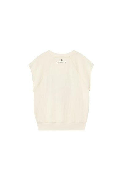 T-shirt smanicata panna con stampa per bambini The Animals Observatory S26190 221_BC 