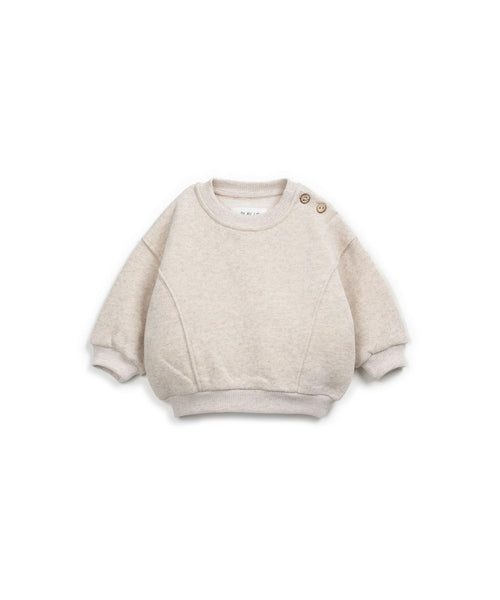 Felpa beige per neonato Play up 1AR10903 P0086 