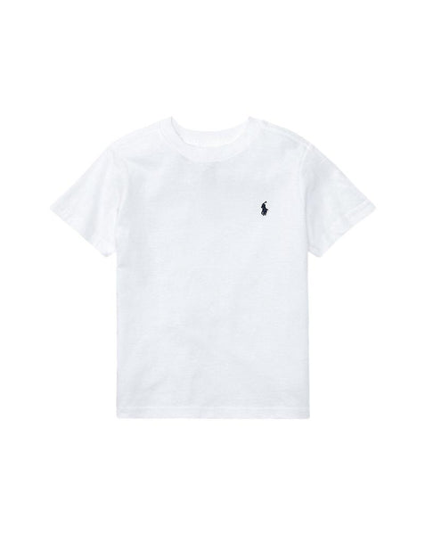 T-shirt bianca con logo per bambino Ralph Lauren Kids 323832904035 WHITE 