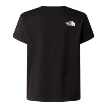 T-shirt nera con logo per bambini The North Face NF0A8G1UJK3 JK31 