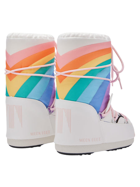 Stivale icon unicorn bianco per bambina Moon Boot 80D3400270 AV20 