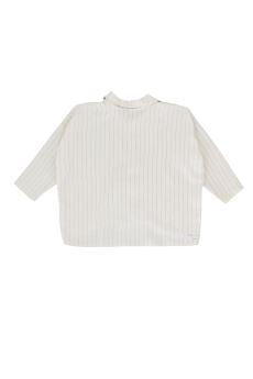 Camicia panna gessata per bambino Gayalab 590C GESSATO 