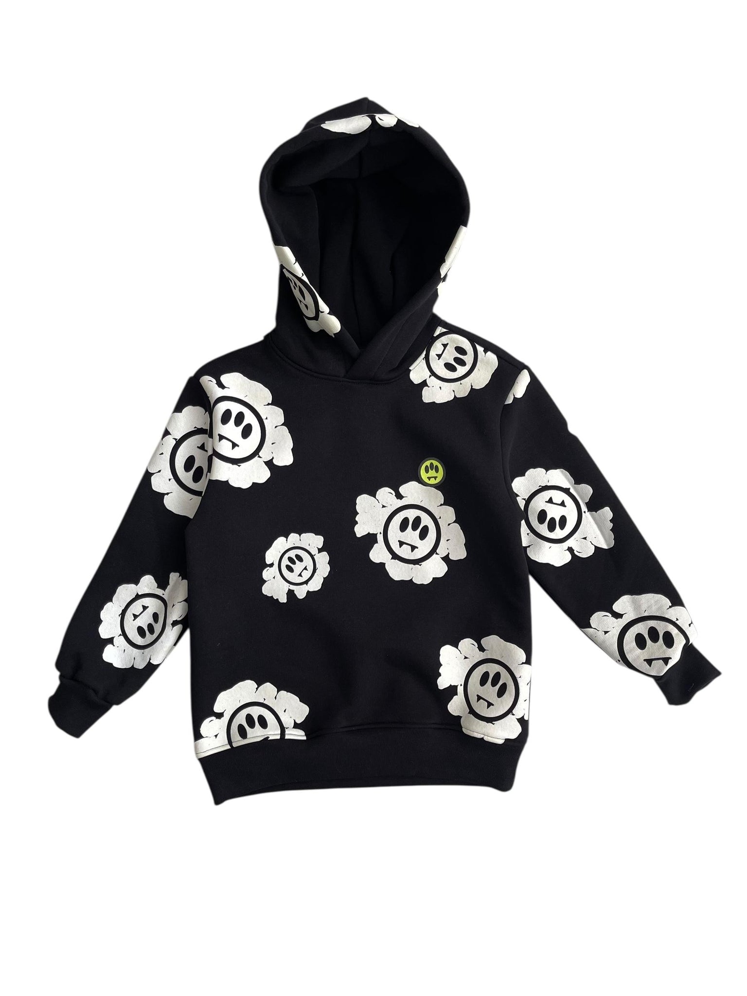 Felpa nera con stampa all over per bambini Barrow F5BKJUHS233 110 