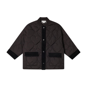 Giubbino nero trapuntato per bambina Stella McCartney kids TX2B97-Z0537 930 